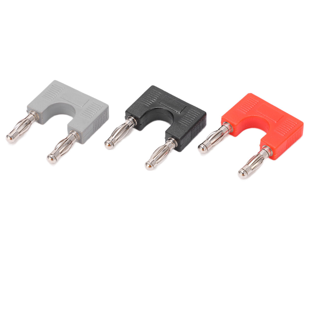 U38 4mm Banana Plug Copper Nickel Plated Set