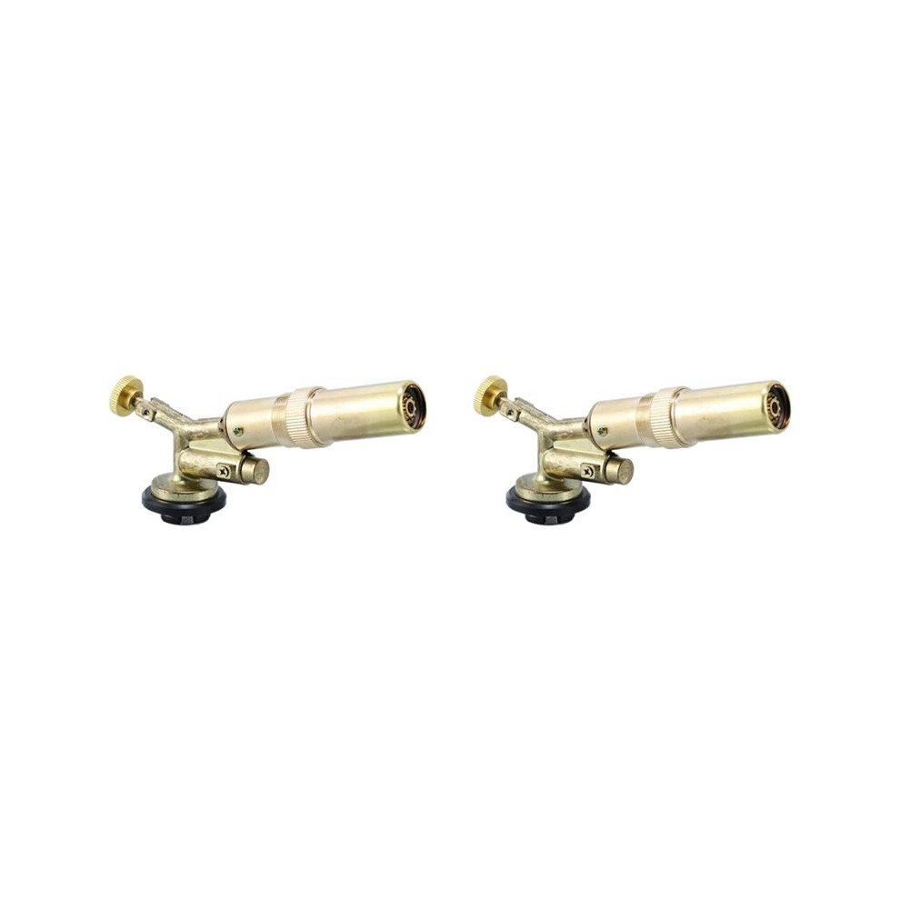 2X Welding Torch Gas Burner Flame Tool Blower Pure Copper Gas Welding Supplies Barbecue Auto Ignition 6033108115653
