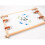 Handmade Needlework Frame Holder Hand Embroidery Hoops Needlepoint Stretcher Tapestry Scroll Frame Rectangle Portable for Cross Stitch Tools 6