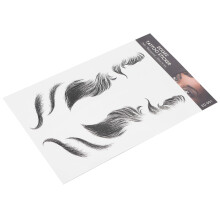 Damen Haarrand Tattoo Aufkleber Wasserdicht Falsche Haarlinie ED-01, 11 x 18cm