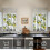 Lemon Kitchen Curtains Set 27.5x36 Inch 3 Pieces 3