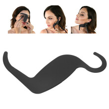 Wiederverwendbare Gesicht-Make-up-Schablonen für Nase, Augenbrauen und Wangenknochenkonturen in Schwarz
