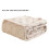 Throw Blanket for Couch Beige 100x150cm 2