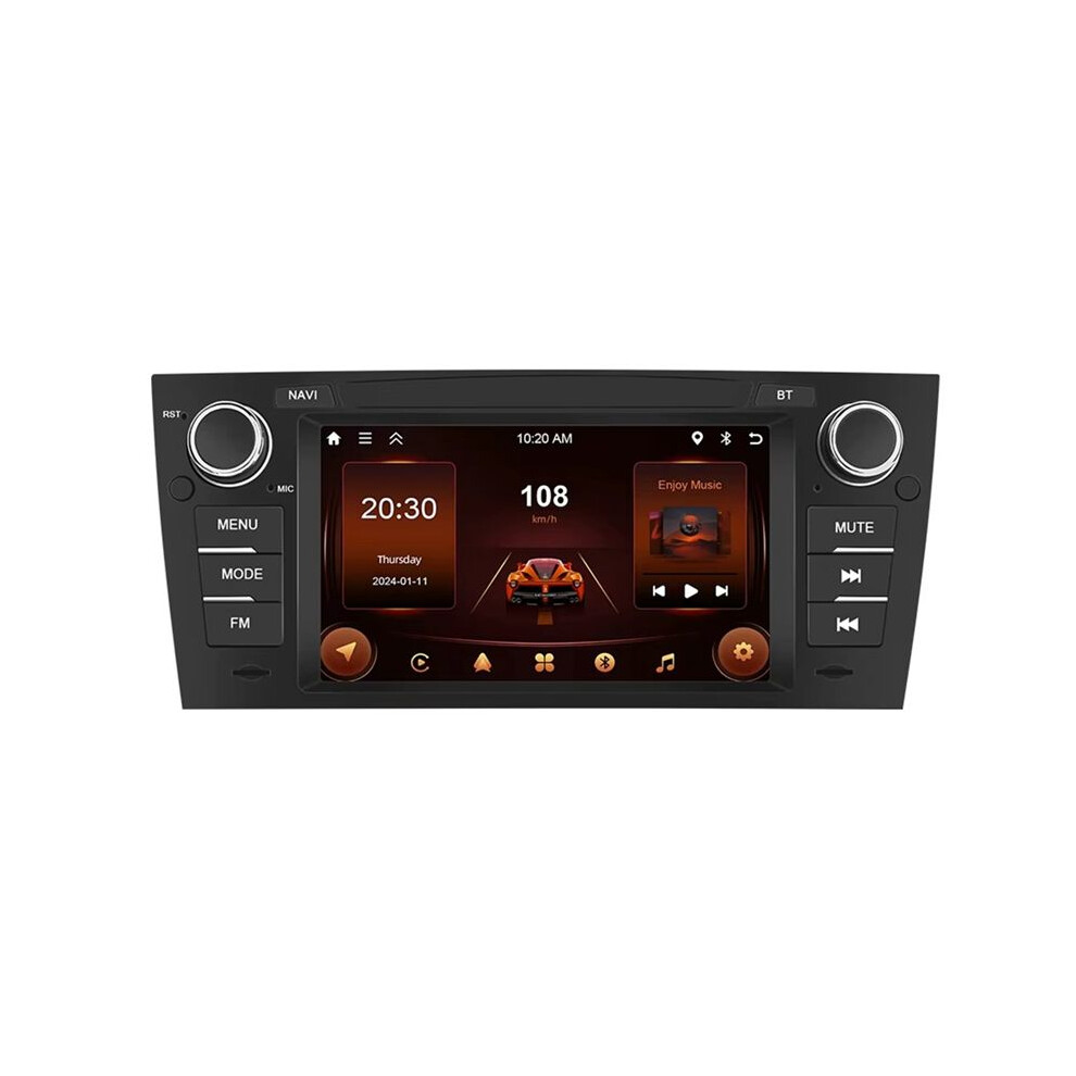 Car Radio For 3 Series E90, 2 Din 7Inch Android 13 2G&64G Carplay Android Auto Gps Fm Multimedia Player 6033705670876