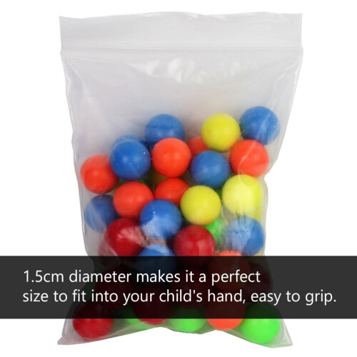 Plastic Ball Pit Balls Assorted Color 100Pcs Counting 2