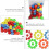 Plastic Ball Pit Balls Assorted Color 100Pcs Counting 6