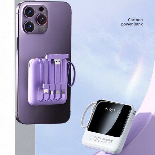 Power Bank 5000mAh LCD Digital 4 Colors 2