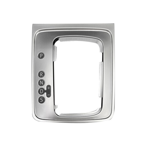 For  B6 2005-2011 Car Gear Shift Base Gear Shift Knob Frame Accessories 3C1713203A Matte Silver