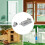 Rust-Resistant 4 Digit Combination Bolt Lock for Pool Fence Gate Silver Durable 3