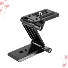 2X Support de Téléphone Pliable Rapide en Forme de Z, Plaque de Montage pour Support de Téléphone, Support Inclinable, Trépied, Accessoires pour
