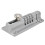 Rust-Resistant 4 Digit Combination Bolt Lock for Pool Fence Gate Silver Durable 7