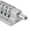 Rust-Resistant 4 Digit Combination Bolt Lock for Pool Fence Gate Silver Durable 8