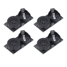 4PCS Noise Maker Prank Set - Plastic, 4.6x2.5cm, 150mAh Battery