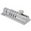 Rust-Resistant 4 Digit Combination Bolt Lock for Pool Fence Gate Silver Durable 10