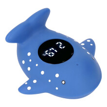 Whale Baby Bath Thermometer - Digital, IP67, 10.3x10x5cm
