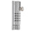 Rust-Resistant 4 Digit Combination Bolt Lock for Pool Fence Gate Silver Durable 16