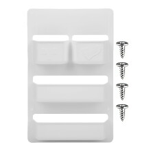 Wall Mounted RV Storage Organizer ABS Rack 27.7x17.8x3.7cm SpaceSaving EasyClean for Camper Bathroom