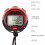 Waterproof Digital Stopwatch Timer LCD 60 Track Memory, 6.7cm 9
