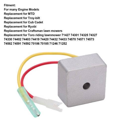 Voltage Regulator Rectifier 794360 for Lawn Mowers and Engine Models 2