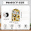 Stylish Kitchen Accessories Sunflowers for Spill-Proof Polyester Coffee Maker Protection 6
