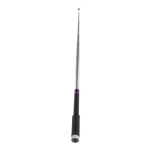 5X Antenna Telescopica SMA-Maschio VHF 136-174MHz Walkie Talkie Antenna Ad Asta per VX6R 7R