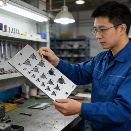 Accurate Metric Dowel Plate Maker With Fixed Holes For Fine Wood 1