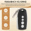 10x for KING GATES STYLO2K Remote Control Transmitter 433.92MHz Rolling Code, Garage Gate Controller 8