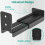 4PCS Universal Soundbar Wall Mount Depth Adjustable Speaker Wall Mount Under TV Bracket for Soundbars 8