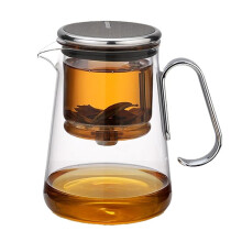 700 Ml Magnetisk Tebryggare i Glas med Infusionsenhet - Vattenkokare Tekanna för Enkel Tefiltrering, Vattenseparationsteknik A