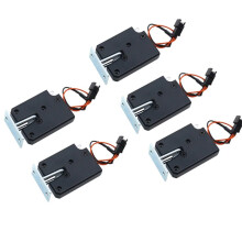Kleines Elektrisches Schloss, 12 V , -Schranktürschloss, Elektronisches Steuerungsschloss Aus Kunststoff-Titan-Draht für Verkaufsautomaten, 5