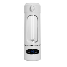 Personlig Bärbar Mixer - Smoothies och Shakes - 20 Oz/600 Ml Sladdlös Mixer med Stor Kapacitet och Hög Effekt (Vit)