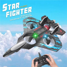 2X Aereo RC 2.4G Aereo Telecomandato Sei EPP Schiuma con LED Giocattolo Volante Semplice per Interni Ed Esterni Regalo per Bambini Blu