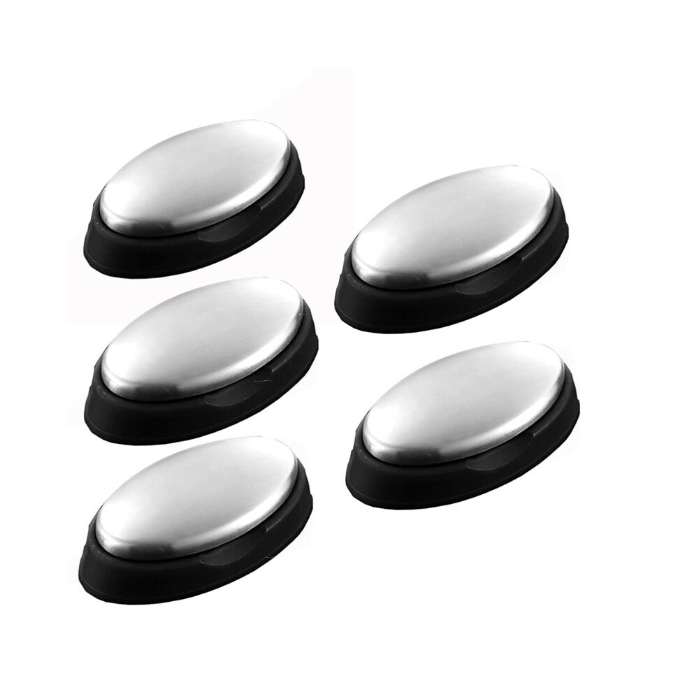 5 Packs Stainless Steel Bar Soap, Metal Soap Bar Odor Removing Bar, Remove Odor Of Onion, Garlic And Fish 6033343244255
