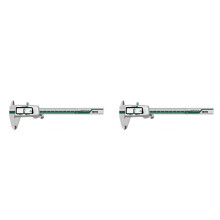 2X ET50 Spelling Stainless Steel Vernier Calipers with Fractions with Metal Digital Mixed Score Display