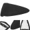 ZX6R 2007-2008 Sitzpolster Kunstleder Schwarz 1