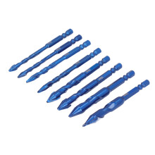 Eccentric Head Drill Bits 8pcs 1/4 Hex 6mm-12mm Suitable for Stone and Glass