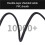 2X Cabo de Inserção Estéreo de 6,35 mm para 2 Mono 6,35 Macho Mono Y-Splitter Jack Macho de 1/4 Polegadas para Cabo de Áudio Duplo Macho de 1/4 6