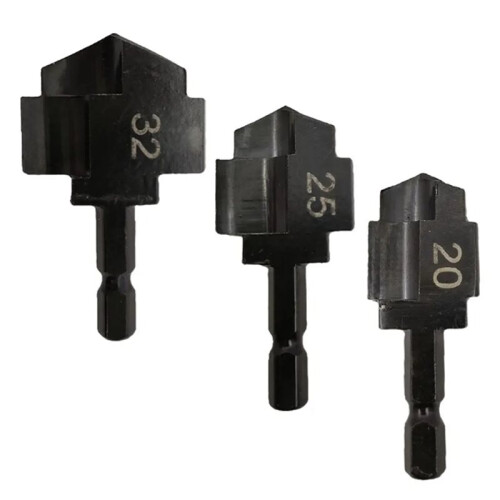 6Pcs PPR Lifting Stepped Drill Bit Water Pipe Connection Tool 20/25/32 for Plumber Water Pipe Puncher Drill Bit 1