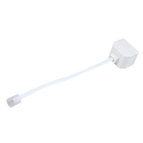 3X 6P2C RJ11 Macho A Hembra Dos Formas Telefono Divisor Convertidor Cable 1