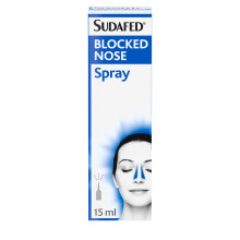 Sudafed Blocked Nose Spray (1 x 15ml), Relief from Congestion Caused by Cold and