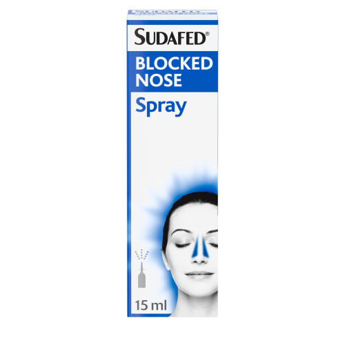 Sudafed Sudafed Blocked Nose Spray, 15ml, Congestion Relief 1
