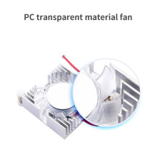 2X för Orange Pi 5 Kylfläkt i Aluminium Aktiv Kylning Integrerad Kylfläkt i Aluminium för 5