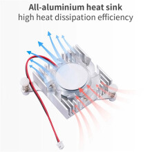 2X voor Orange Pi 5 Aluminium Koelventilator Actieve Koeling Geïntegreerde Aluminium Koellichaam Koelventilator voor 5