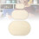 3Pcs Solid Wood Basket Bases for Crochet & Weaving, Durable Oval Size 1