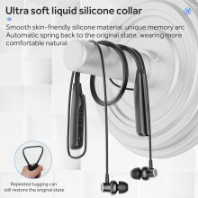 2X Y10 Wireless Neckband Earphones with Microphone in-Ear Sports Earphones Long Battery Life Noise Reduction