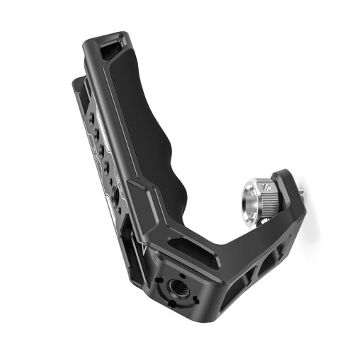 Camera Top Handle Rail Comfort Silicone Grip with Quick Release Clamp Handgrip for Dslr Camera Cage Video Rig 2