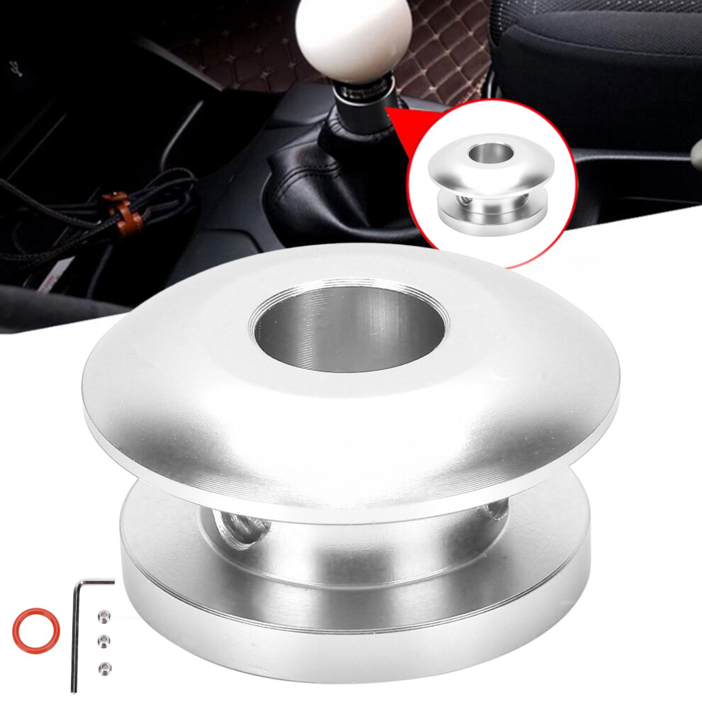 Car Shift Shifter Stopper Universal Buckle Knob Boot Retainer Limit Silver 7601390894656