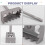 SDS  Square Hole Cutter for 86-Type Electrical Junction Boxes, Heavy-Duty Concrete Wall Punch Tool 4 Pack 9