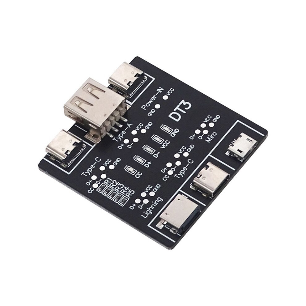 10X Usb Data Detection Board For Ios Android Micro-Usb Type-C Short Circuit Detection Board Dt3 6032021042718
