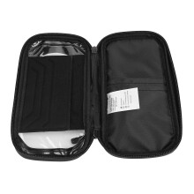 Water Resistant Electric Bike Phone Mount Bag with Sun Visor, Red